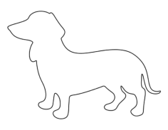 Wiener Dog Tracing Worksheets Pdf, Free Vectors File